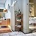 Cambridge Casual Superior Indonesian Teak Estate Bath Shelves, Corner Shelf, Weathered Gray
