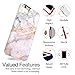 AknaCase Case Compatible with iPhone 6 Plus & 6s Plus for Girls, Get-It-Now Collection High Impact Flexible Silicon Cover [Marble Texture #17](243-U.S)
