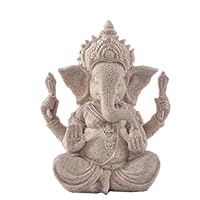 OMEM Decorations Ganesh Buddha Statue Ornaments Home Decorations Gift (S)