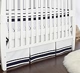 Just Born Fresh Air Crib Liner, Navy/Blue/White