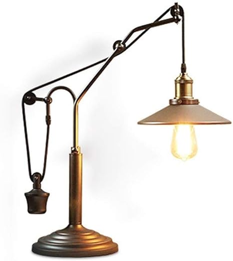 pulley table lamp