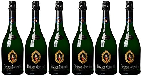 Fürst von Metternich Riesling Sekt Trocken (6 x 0,75 l) Deutschlands beliebtester Premiumsekt, aus deutschen…