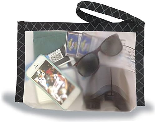 Flanabags Clear Pack Stadium Bag Black