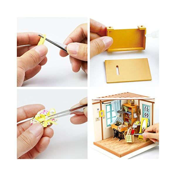 diy miniature sewing room kit