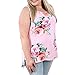 GONKOMA Women Summer Casual Sleeveless Floral Vest Tank Shirt Blouse Top XXXXXL