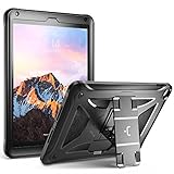 iPad Air 2 Case, YOUMAKER Heavy Duty Shockproof Protective Kickstand Case Cover for Apple iPad Air 2 (2nd Gen. 2014 Release) WITHOUT Built-in Screen Protector (Black/Black)