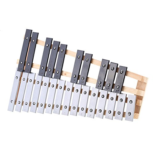 Andoer 25 Note Glockenspiel Xylophone Educational Musical Instrument