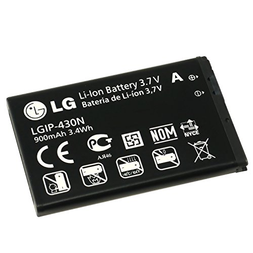 LG LGIP-430N 900mAh Original OEM Battery for the LG Prime, LN240, LX290, LX370 MT375 Wine II UN430 Imprint MN240 - Non-Retail Packaging - Black LG LGIP-430N 900mAh Original OEM Battery for the LG Prime, LN240, LX290, LX370 MT375 Wine II UN430 Imprint MN240 - Non-Retail Packaging - Black