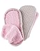 Comfortable Non-Confining Women's Moccasin Slipper Socks With Non Skid Soles