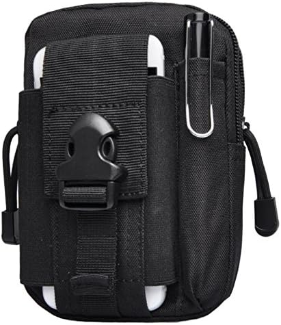 Tactical Molle Pouch,Oxford Cloth Utility Gadget Waist Belt Edc Bag with Phone Holster Holder for iPhone 6Plus(4 colors)