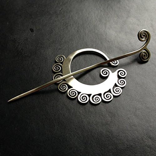 JUL Coil Shawl Pin