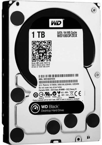 Western Digital Black WD1003FZEX 1TB 7.2K RPM SATA-6GB/s 64MB 3.5" HDD