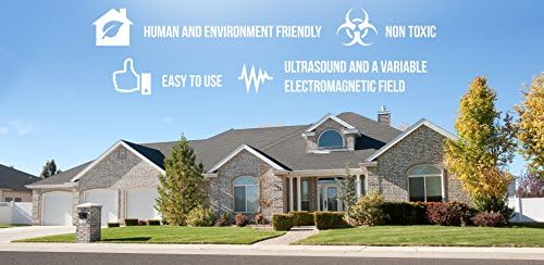 Ultrasonic Pest Repeller – Indoor Pest Control Devices with Ultrasonic &amp; Electromagnetic Power – Fight against Rats, Mice, Ants, Roaches, Mosquitoes, Insects &amp; More – Set of 4
