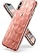 Ringke Air Prism Designed for iPhone X Case, 3D Contemporary Design Flexible TPU Cover for iPhone X Case, iPhone 10 (Not Compatible with iPhone Xs) - Rose Gold