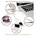 Mobi Lock Thunderbolt/Mini-DisplayPort to HDMI Adapter | Compatible to Mirror Your MacBooks & PC Screen to Your Monitor & Projector | 20cm White Gold-Plated Cable | Does NOT Work with Smartphones