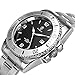 Men's Wrist Watch - COMIO Business Stainless Steel Waterproof Quartz Watches - Black