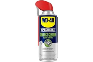 WD-40 Specialist Electric Contact Cleaner with Smart Straw, Removes Oil, Dirt, Flux Residue and Condensation from Electronics