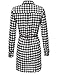 Luna Flower Women's Junior Size Belted Gingham Checker Dresses