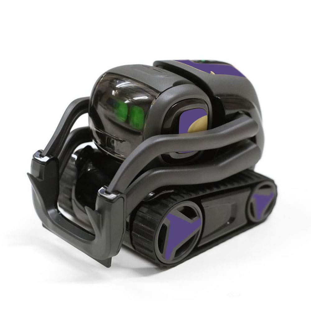 IPG for Vector Robot Face Screen Guard Decoration KIT Protector from Unexpected Attacks of Kids and Pets.Include Wheels&Body Set 7 Units Decals+2 Units Screen Protector (Lavender)