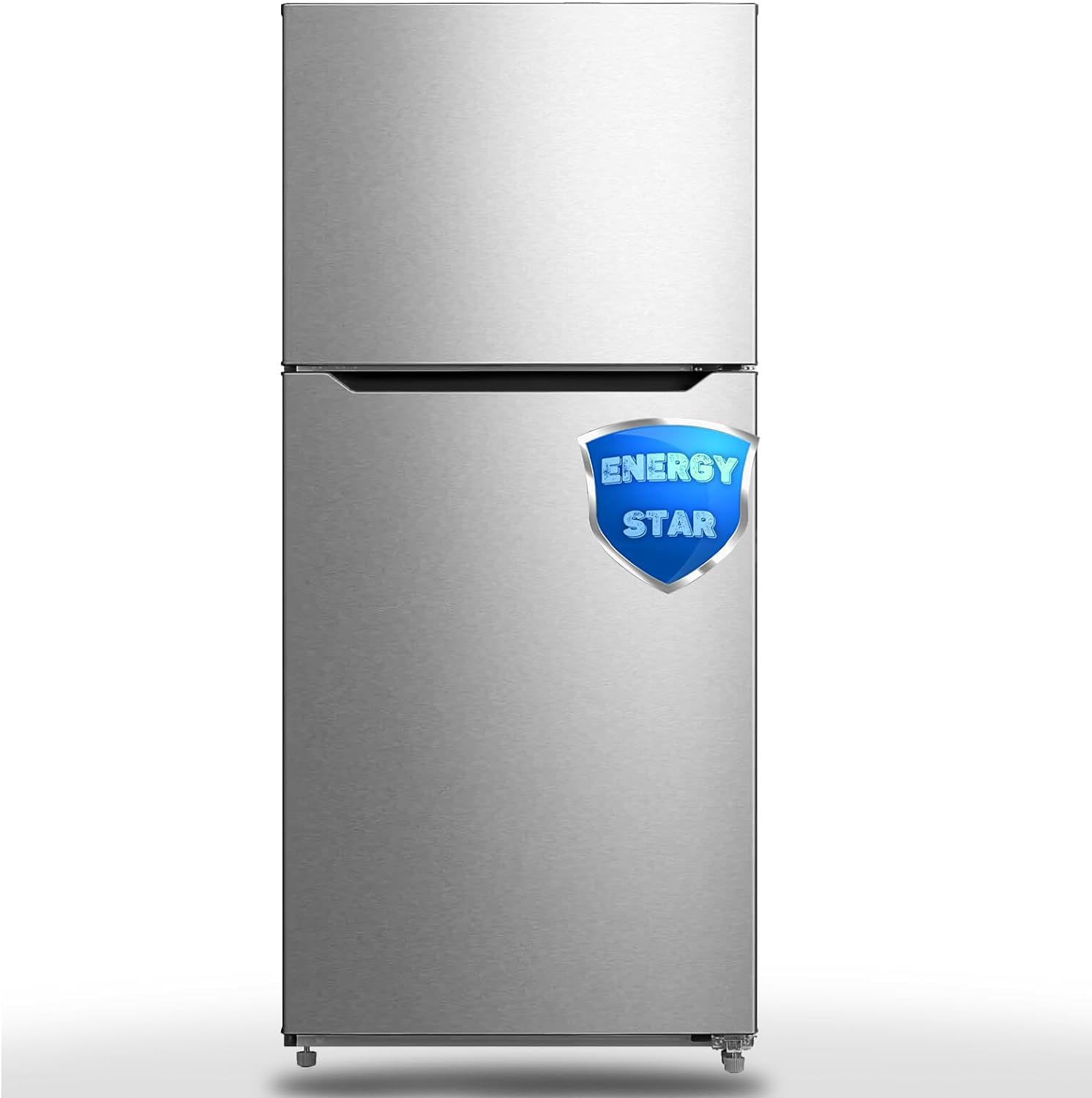 Photo 1 of SMETA Top Freezer Refrigerator 30'', Frost Free Fridge 14.2 Cu Ft Refrigerators, Garage, Home, Office, Stainless Steel