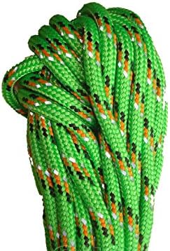 Light Reflective Fluorescent Polypropylene Rope 8mm (20m, Green)