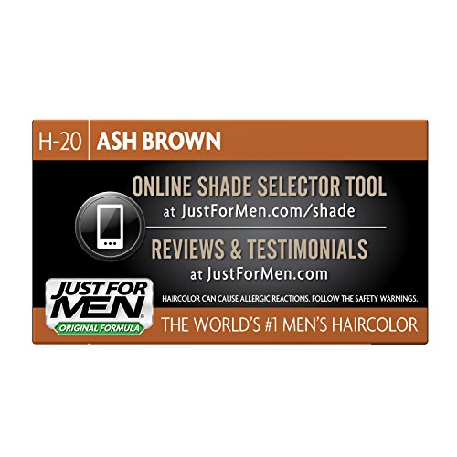 Just For Men Original Formula Men's Hair Color, Ash Brown (Pack of 3)