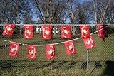 Usmc Marines Marine Bunting Party Flags Banner (12 Flags 20 Foot Long)