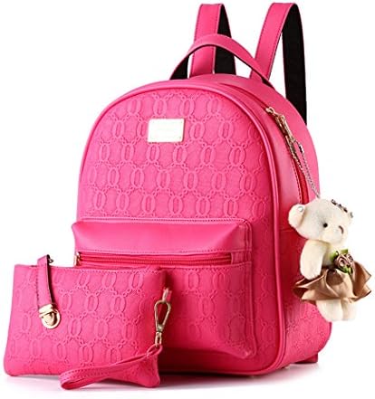 DEERWORD Women's Backpack Handbags Ladies Rucksack Shoulder Bags PU Leather Mini Anti-theft Dayback