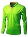 Men's Cool Max Fabric Or Cotton Sporty Design 2 Tone Collar Polo T Shirt