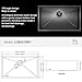 Lordear 32 Inch Black Kitchen Sink Undermount 16 Gauge Stainless Steel Matte Gunmetal Black Single Bowl Kitchen Sink Basin 32x19 Black Undermount Sink