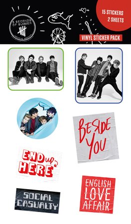 5 Seconds of Summer Band Sticker Pack