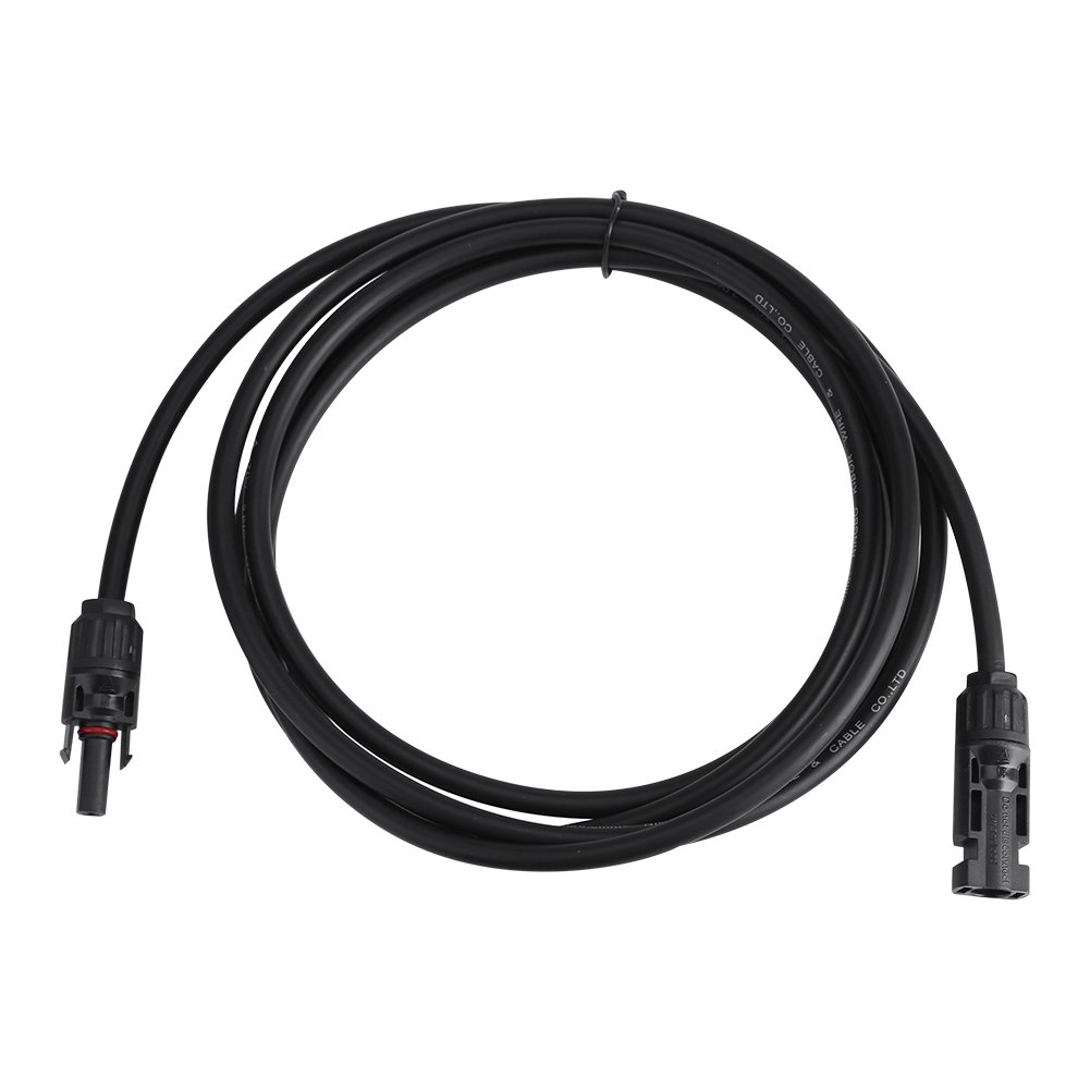 Yosoo Solar Extension Cable Solar Panel PV Wire with Male Female MC4 Connectors Adapter(3M(10FT)-Cable Cross-section6MM)