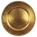Round Charger Beaded Dinner Plates, Gold 13 inch, Set of 1,2,4,6, or 12 (6)