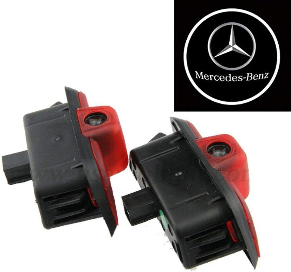 Aukur Car Door Logo Projector Car Led Lighting Projector Lights For Mercedes Benz C Class 2 Pack Courtesy Step Lights 7eagle Lights