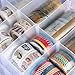 Washi Tape Holder, Washi Tape Box Organizer Craft Storage - 3 Layer Large Divider Closet Container, with 30 Adjustable Compartments, Clear
