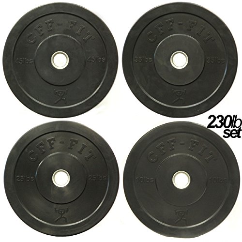 Buy CFF Rubber Bumper Plates 230 lb Set Online at desertcartUAE