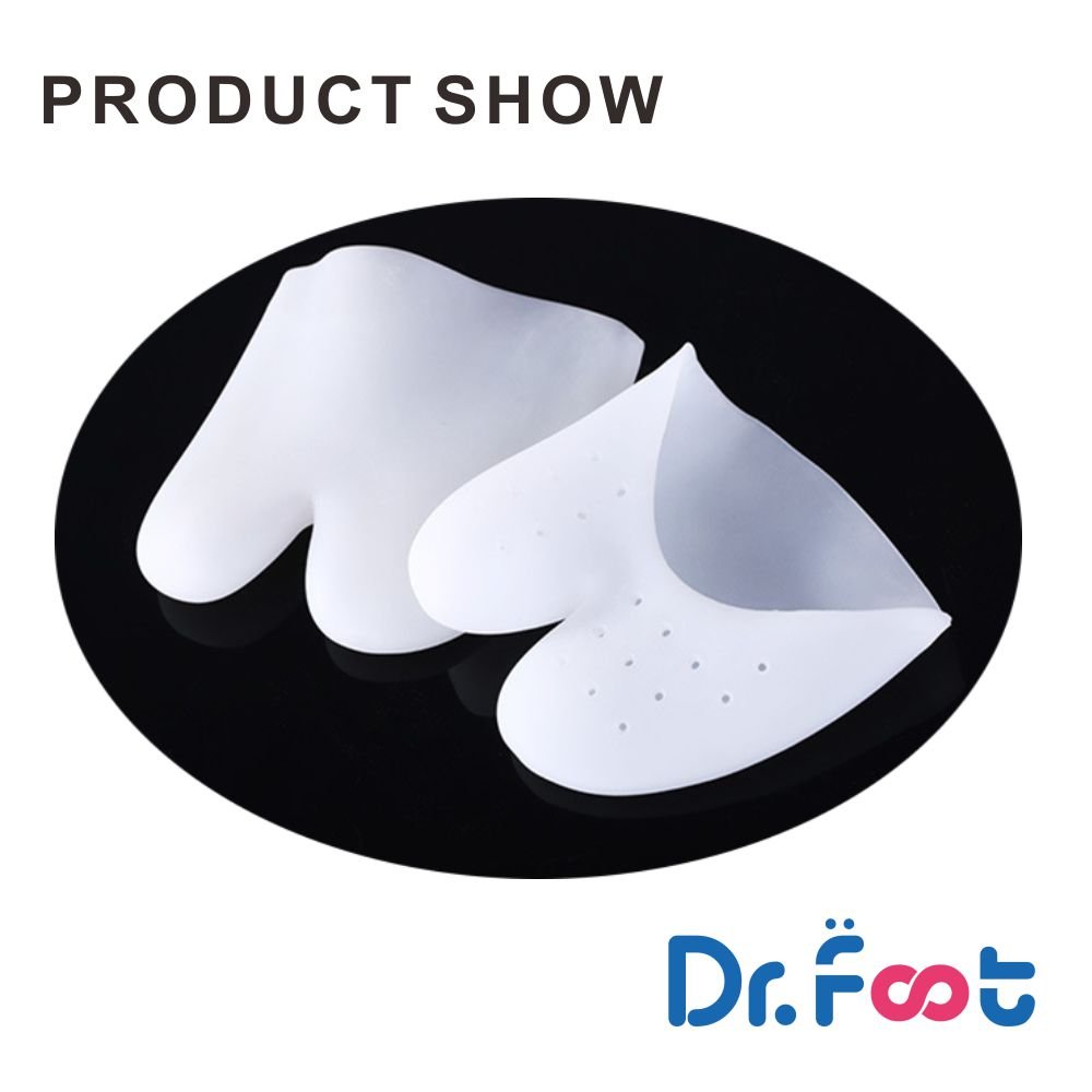 Dr. Foot\'s Forefoot Cushions-Forefoot Metatarsal Pain Relief Absorber Cushion Ball of Foot-1 pair (Milkwhite)