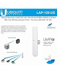 LiteAP AC LAP 120 US Punto de acceso sectorial MIMO Airmax 2x2   Anteriormente LBE 5AC 16 120