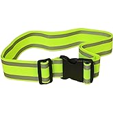 IDOU Reflective Running Gear,Reflective Bands for Arm/Wrist/Ankle/Leg,Biking Accessories for Women and Men