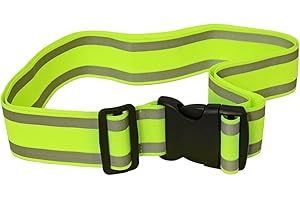 IDOU Reflective Running Gear,Reflective Bands for Arm/Wrist/Ankle/Leg,Biking Accessories for Women and Men