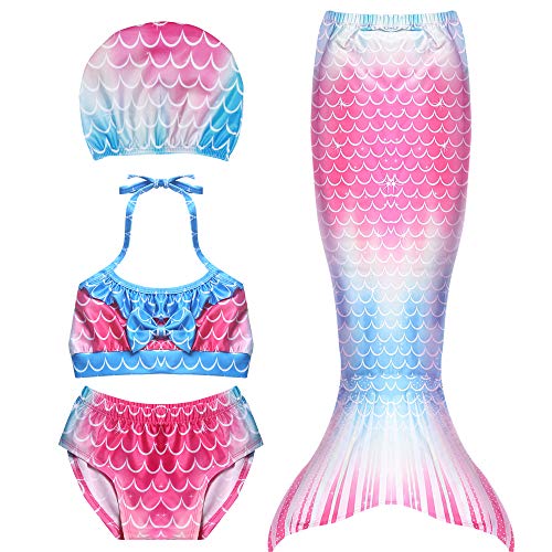 Mermaid Tails for Swimming Girls Mermaid Bathing Suit Princess Swimsuit