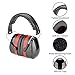 Tvoip 35dB Highest NRR Safety Ear Muffs - Professional Ear Defenders for Shooting, Adjustable Headband Ear Protection/Shooting Hearing Protector Earmuffs Fits Adults to Kids