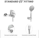 ZOTTI Shower Hose 2m Stainless Steel Replacement Universal 1/2" Fitting view 4