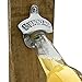 Guinness Wall Mounted Bottle Opener - Metal Bottle Cap Remover for Bar or Kitchen (Black)