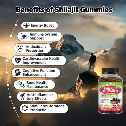 Shilajit Gummies 1000mg for Men and Women