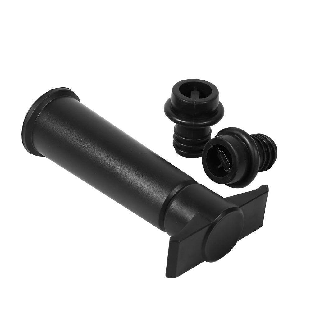Wine Saver Wine Stopper Black Vacuum Pump Reusable Champagne stoppers Wine Pump Set for Red Wine Whiskey Champagne Rose Wine and Beverage Sparkling Wine Preserver Tool