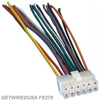 Amazon.com: DUAL CAR AUDIO 12-PIN STEREO WIRE HARNESS ... metra 70 5521 wiring harness diagram 