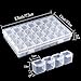 OPount 28 Grids Diamond Embroidery Box Diamond Painting Accessory Storage Box for DIY Art Craft