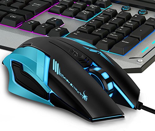 image for Gaming Mouse SOWTECH USB Wired Gaming Mice 4 Adjustable DPI Levels 7 C