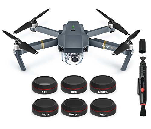 Freewell lens filter 6 pack for dji mavic pro